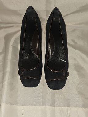 Dana Davis pumps - 9B Black suede pumps